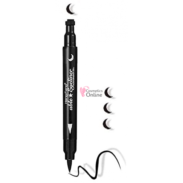 Tus Eyeliner YABAoLIAN Tru Love pentru ochi cu 2 capete, rezistent la apa Negru - Semiluna